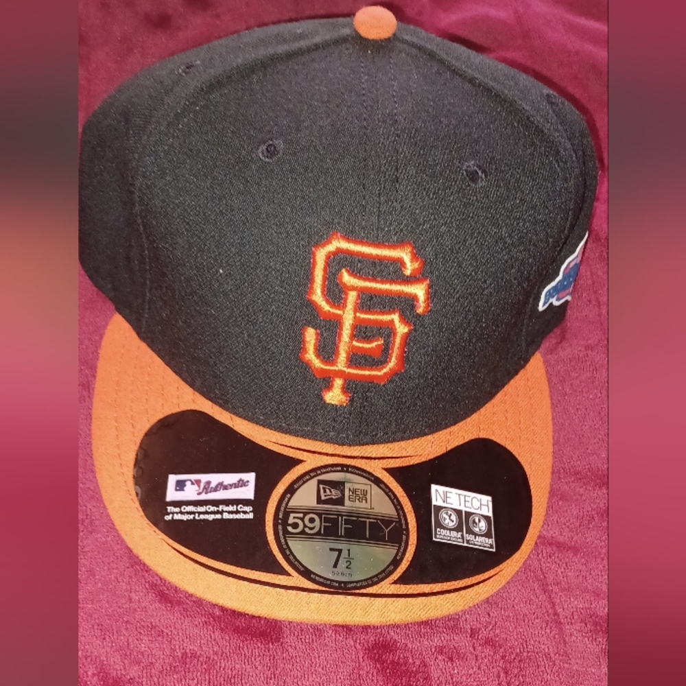 New Era Black and Orange SF Giants 59FIFTY Fitted Cap